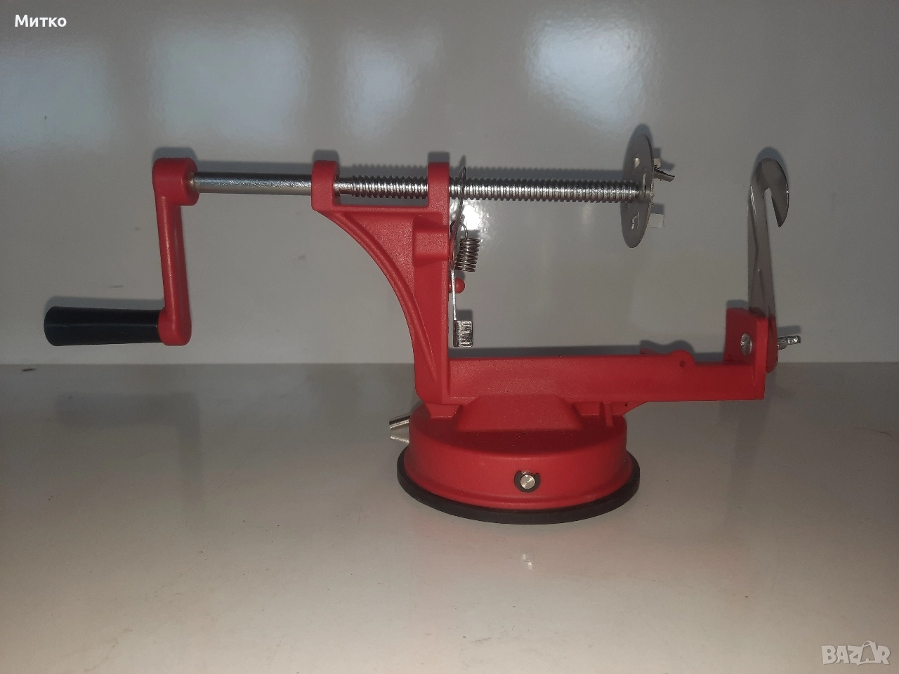 Нов уред за рязане на картофи в спирала от неръждаема стомана, снимка 1