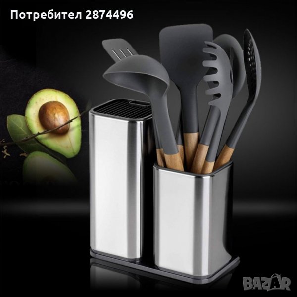2817 Комбинирана поставка за ножове и кухненски прибори, снимка 1