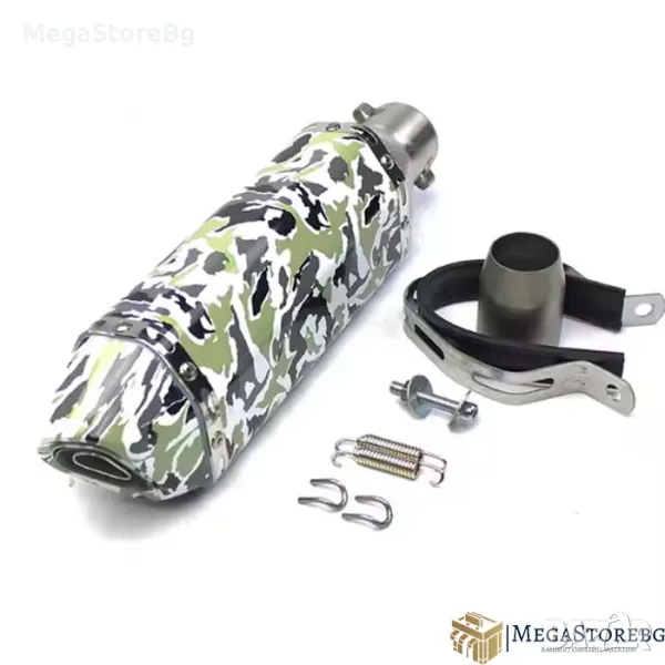 Гърне за мотор мотоциклет PA934 - 37см - КАМУФЛАЖ, снимка 1