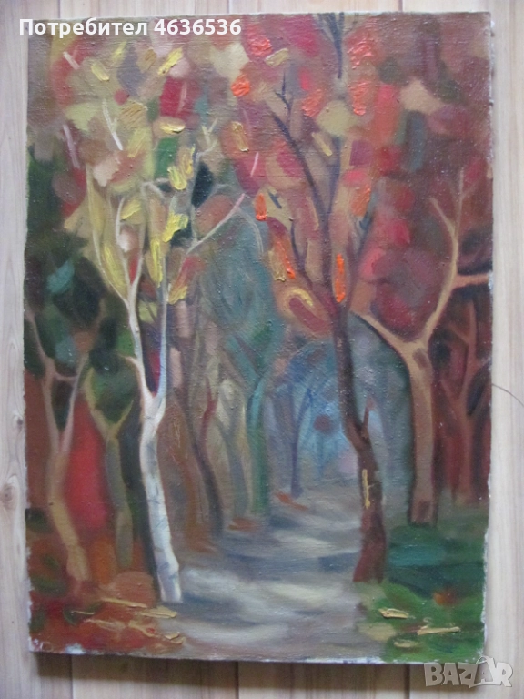 Красива Картина масло, платно ,художник Силвия Радева, снимка 1