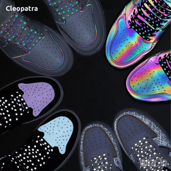 Нови светещи връзки за обувки, снимка 1