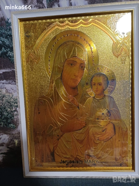 Картина в дървена рамка., снимка 1