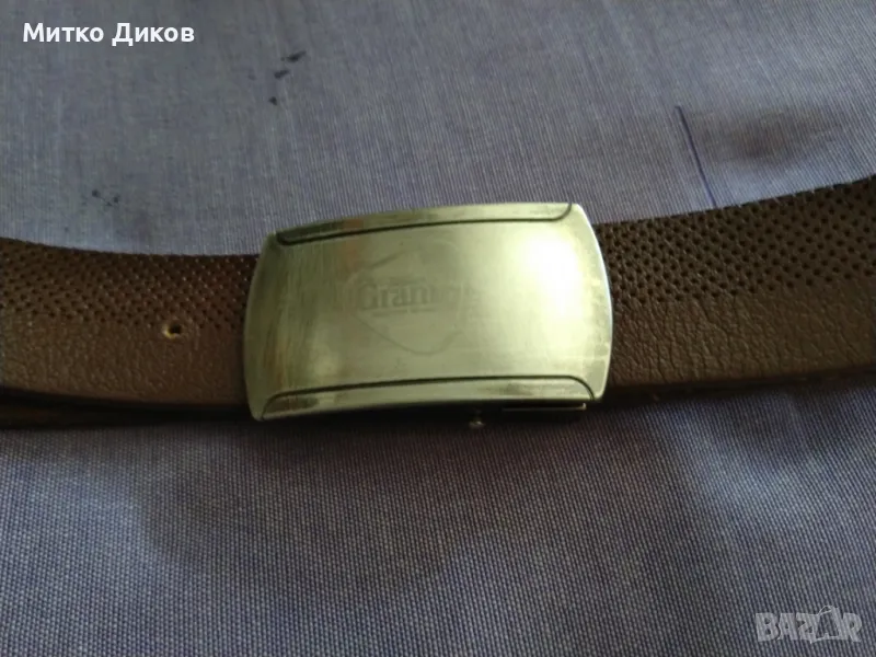 Фламини марков колан естествена кожа 133мм на 33мм нов, снимка 1