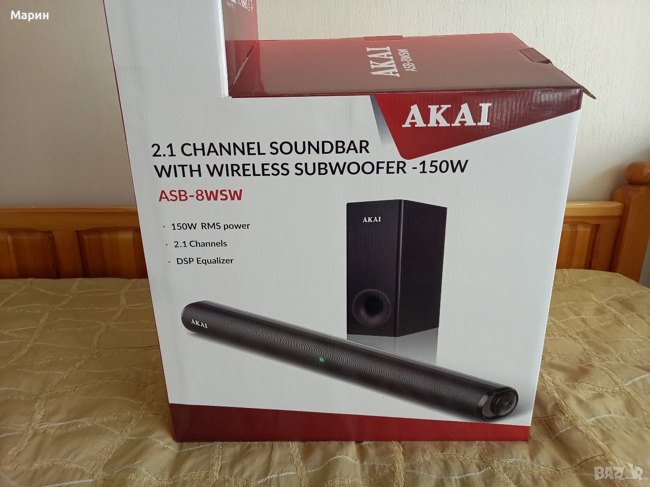 Саундбар Akai ASB-8wsw, снимка 1