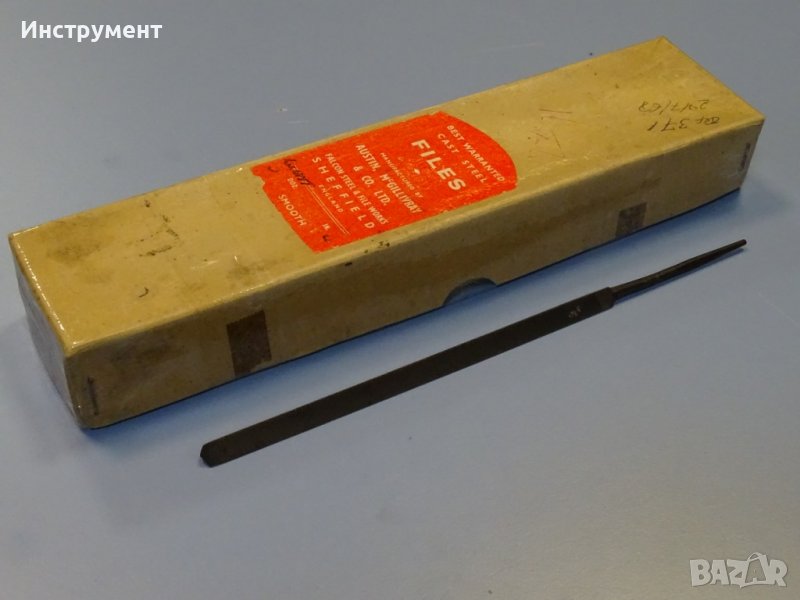 пила за метал триъгълна 150-215mm Austin McGillivray&CO steel files, снимка 1