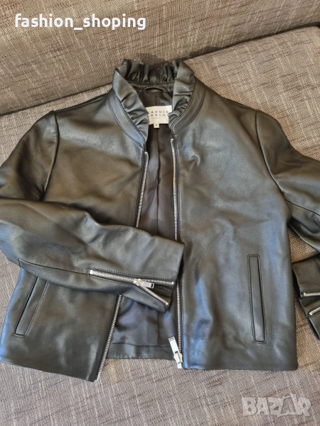 Дамско кожено яке Claudie Pierlot Paris, размер 38, снимка 1