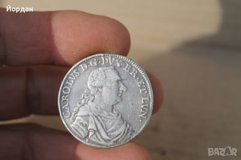 Сребърен ''Немски телер'' 1764-та година, снимка 1