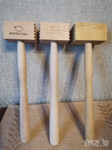 Дървен чук за месо, снимка 1