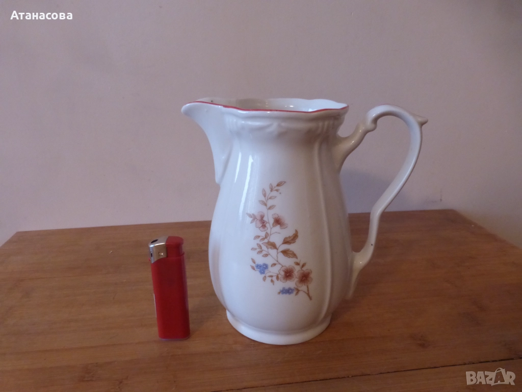 Кана български порцелан Коста Йорданов Видин 1960 г 5, снимка 1