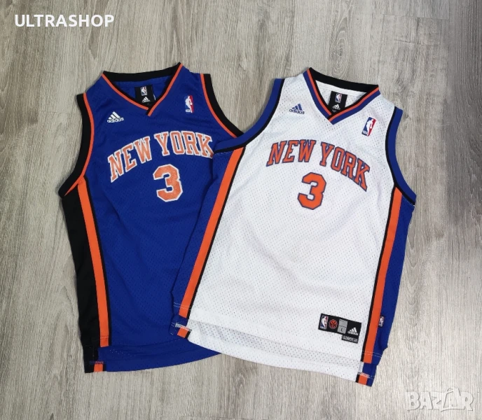 NBA Детски баскетболни потници Adidas New York Knicks 14-16г., снимка 1