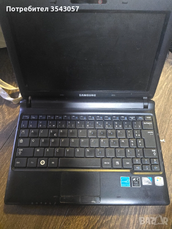 Toshiba NB200 лаптоп употребяван с Intel Atom N270, 160GB HDD, 10.1 екран , снимка 1