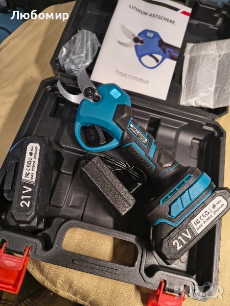 Акумулаторна лозарска ножица 30mm, снимка 1