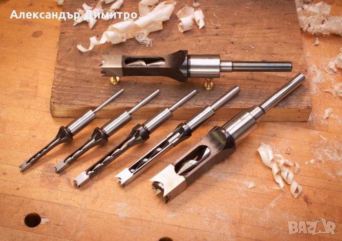 Кухо длето с фрезер за квадтартни отвори., снимка 1