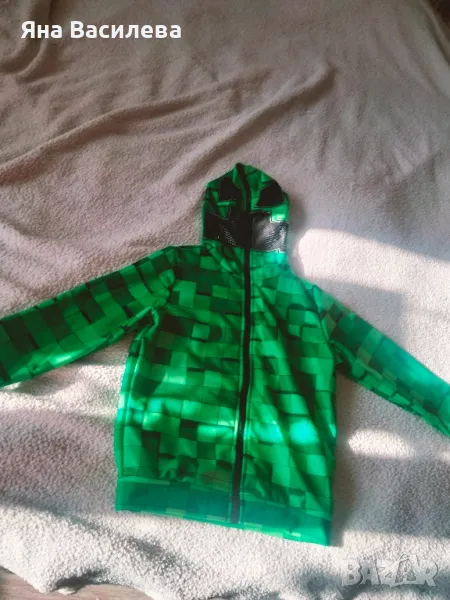 Детски суичър с майнкрафт мотив, снимка 1