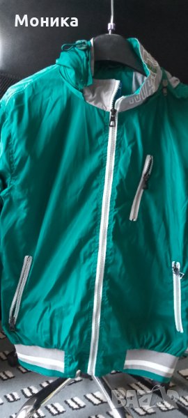 Детско зелено яке пролет есен, снимка 1