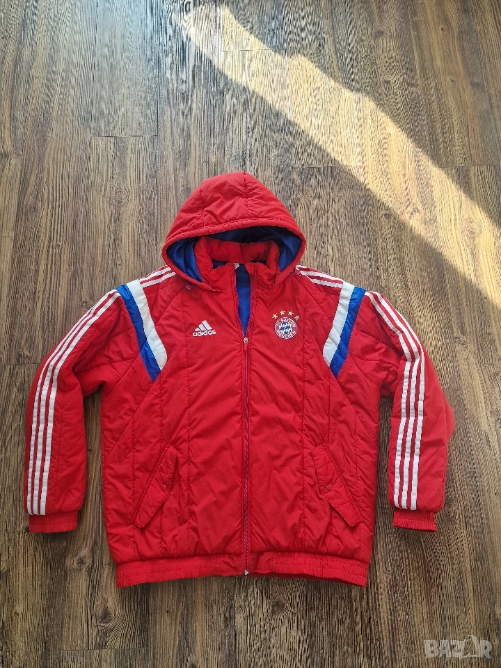 Страхотно мъжко футболно яке ADIDAS BAYERN сезон 2014 / 2015 размер XL / 2XL , снимка 1