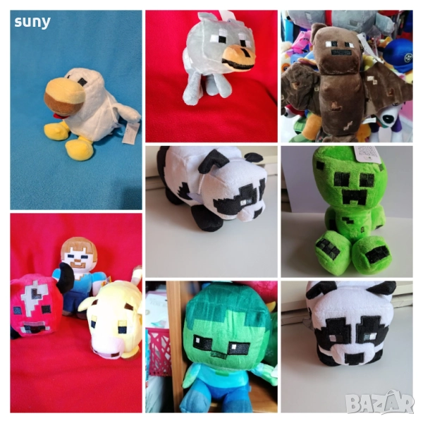 Плюшена играчка Майнкрафт Скелет, снимка 1