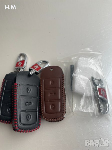Кожен калъф за ключ passat cc, passat 6,7, снимка 1