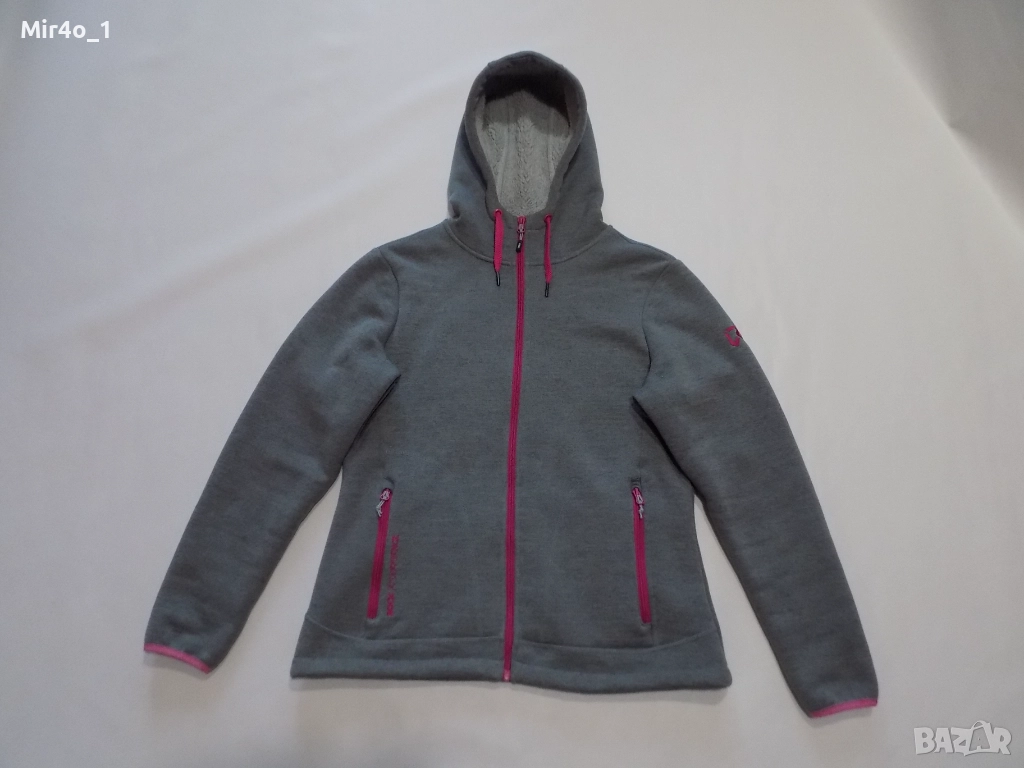 горнище rock experience яке полар суичър худи елек блуза фанела туризъм планина дамско оригинално L, снимка 1