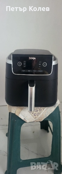 Фритюрник Ninja AF140EU, 2000W, 4.7 л, 4 програми за готвене, Черен, снимка 1