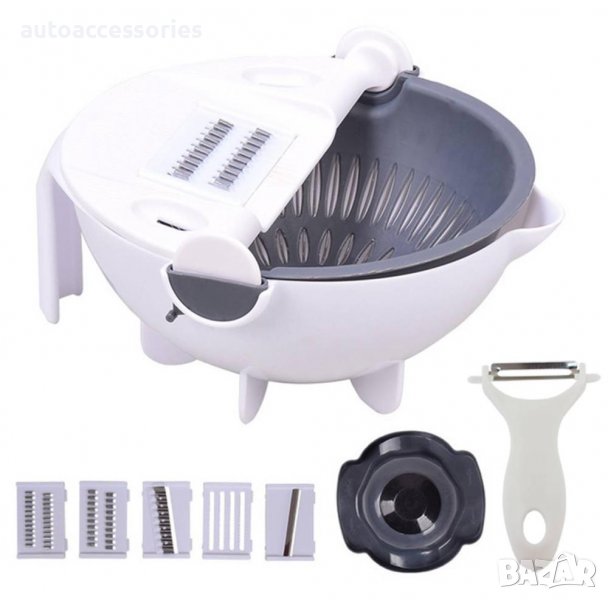 3000053788 Купа с подвижна цедка и ренде за плодове и зеленчуци AG693, снимка 1