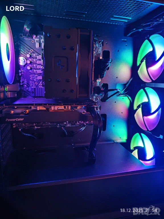 Геймърски i7 12700F, RX 7600, RAM 32GB DDR4 3200, SSD 1TB NVME, снимка 1