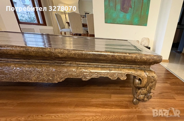 Антична китайска масичка за кафе, снимка 4 - Антикварни и старинни предмети - 54087346