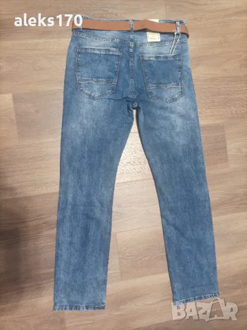 Мъжки дънки с колан, снимка 2 - Дънки - 49030028