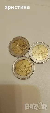 монети от 2 евро, снимка 2 - Нумизматика и бонистика - 55743137