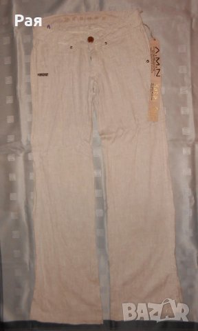 Панталон -100 % лен A.M.N madness national, снимка 2 - Панталони - 50751423