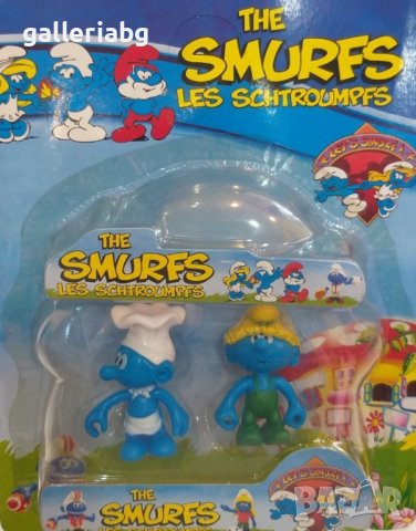 Комплект с фигурки на Смърфовете (The Smurfs), снимка 1 - Фигурки - 40206811