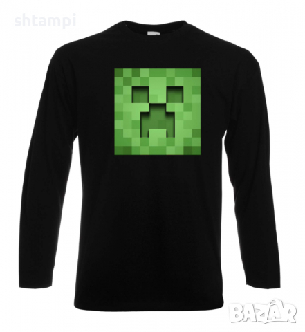 Мъжка тениска Creeper Face 3,майнкрафт,Minecraft,Игра,Забавление,подарък,Изненада,Рожден Ден., снимка 9 - Тениски - 36492795