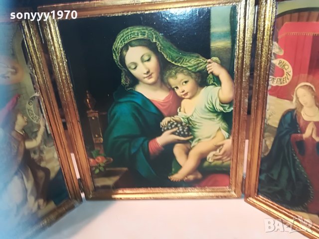 икона-триптих-красота класа и стил-45х26см, снимка 4 - Колекции - 29996225