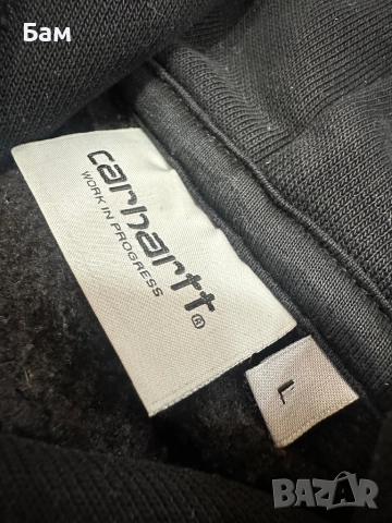 Оригинален мъжки суйтшърт Carhartt Hooded Sweat размер Л, снимка 4 - Суичъри - 52345176