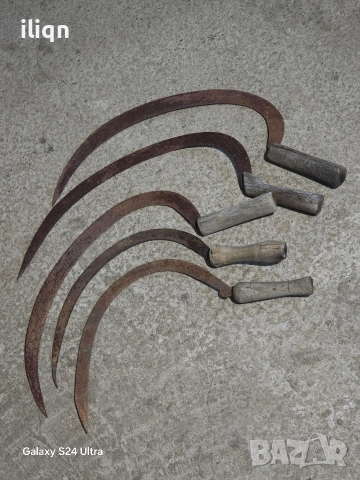 5 броя сърпове. Разгледайте и останалите ми обяви. , снимка 2 - Ножове - 53056976