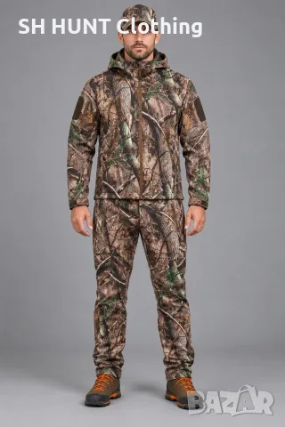 OUTDOOR TACTICAL Series Hunting Softshell Set размер S за лов екип вятърно устойчив - 2265