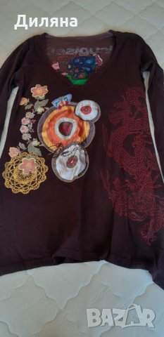 Блуза desigual L- ХЛ р, снимка 1 - Блузи с дълъг ръкав и пуловери - 30687302