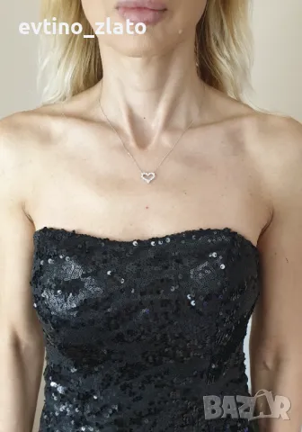 Златно колие 18К с диаманти 