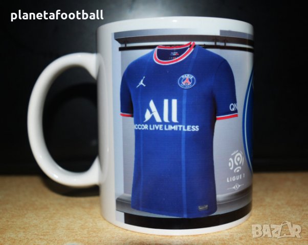Уникални Футболни Чаши на PSG!Фен чаша на ПСЖ с Ваше име и номер!