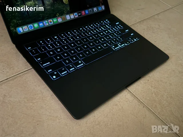 НОВ 13.6' Apple MacBook Air M3 2024 Midnight - 8GB RAM/256GB SSD/Бат 10 цик 100%, снимка 7 - Лаптопи за дома - 55840312