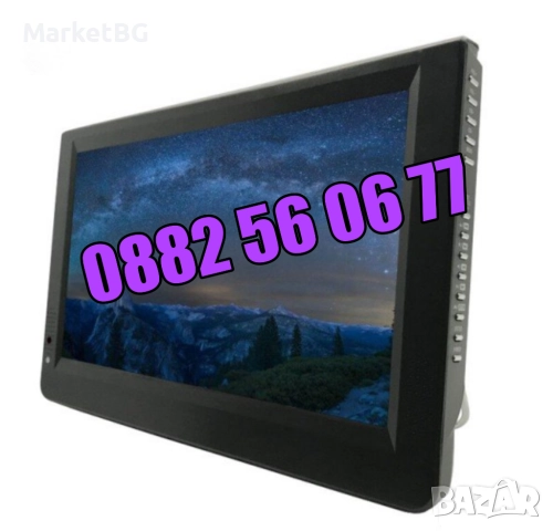 Преносим телевизор 10 инча, портативен цифров телевизор 10 инча 12v / 220v, снимка 3 - Телевизори - 52545241