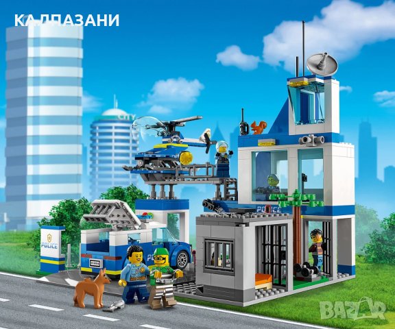 LEGO® City Police 60316 - Полицейски участък, снимка 6 - Конструктори - 38928005