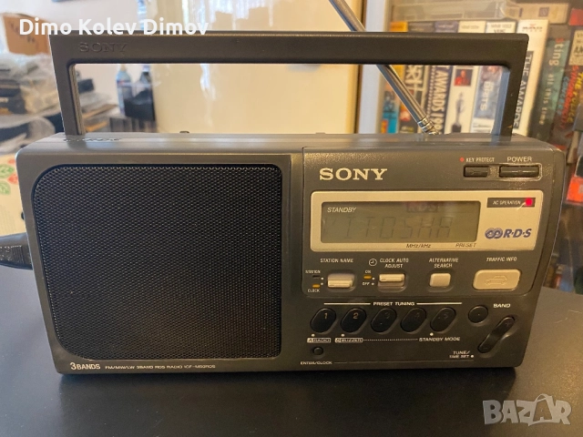 SONY ICF M50 RDS Радио, Ресийвър, снимка 6 - Радиокасетофони, транзистори - 51784996