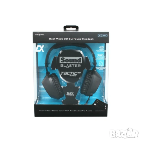 • Нови геймърски слушалки Creative Sound Blaster Tactic 3D Alpha/Sigma, снимка 2 - Слушалки и портативни колонки - 53935191