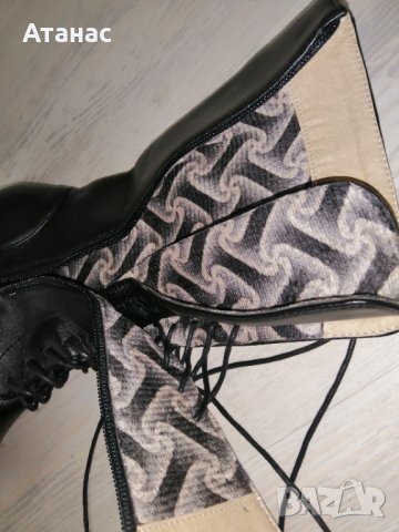 Кожени дамски кубинки , снимка 10 - Дамски ботуши - 31611063