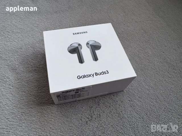 Samsung Galaxy Buds3 (SM-R530) silver сребърни Нови 2 год.гаранция, снимка 3 - Слушалки, hands-free - 49860634