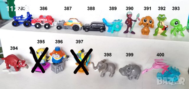 400 Киндер играчки от яйца Kinder Surprise , снимка 9 - Фигурки - 40610889