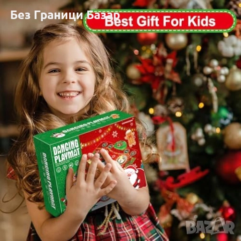 Нова детска Светеща танцова постелка с Bluetooth и музикална игра 90×80 см, снимка 7 - Други - 52470852