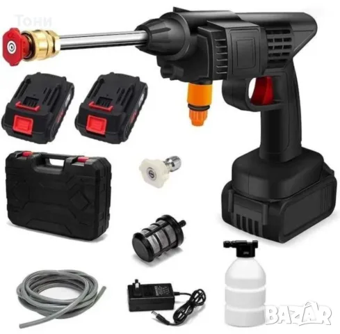 Акумулаторна водоструйка с 2 батерии 48V, снимка 7 - Парочистачки и Водоструйки - 55996596