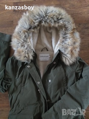 calvin klein - пухено дамско яке КАТО НОВО, снимка 6 - Якета - 42707555